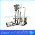 Stainless Steel Bar Set / Wine Set / Bar Accessory with wooden base